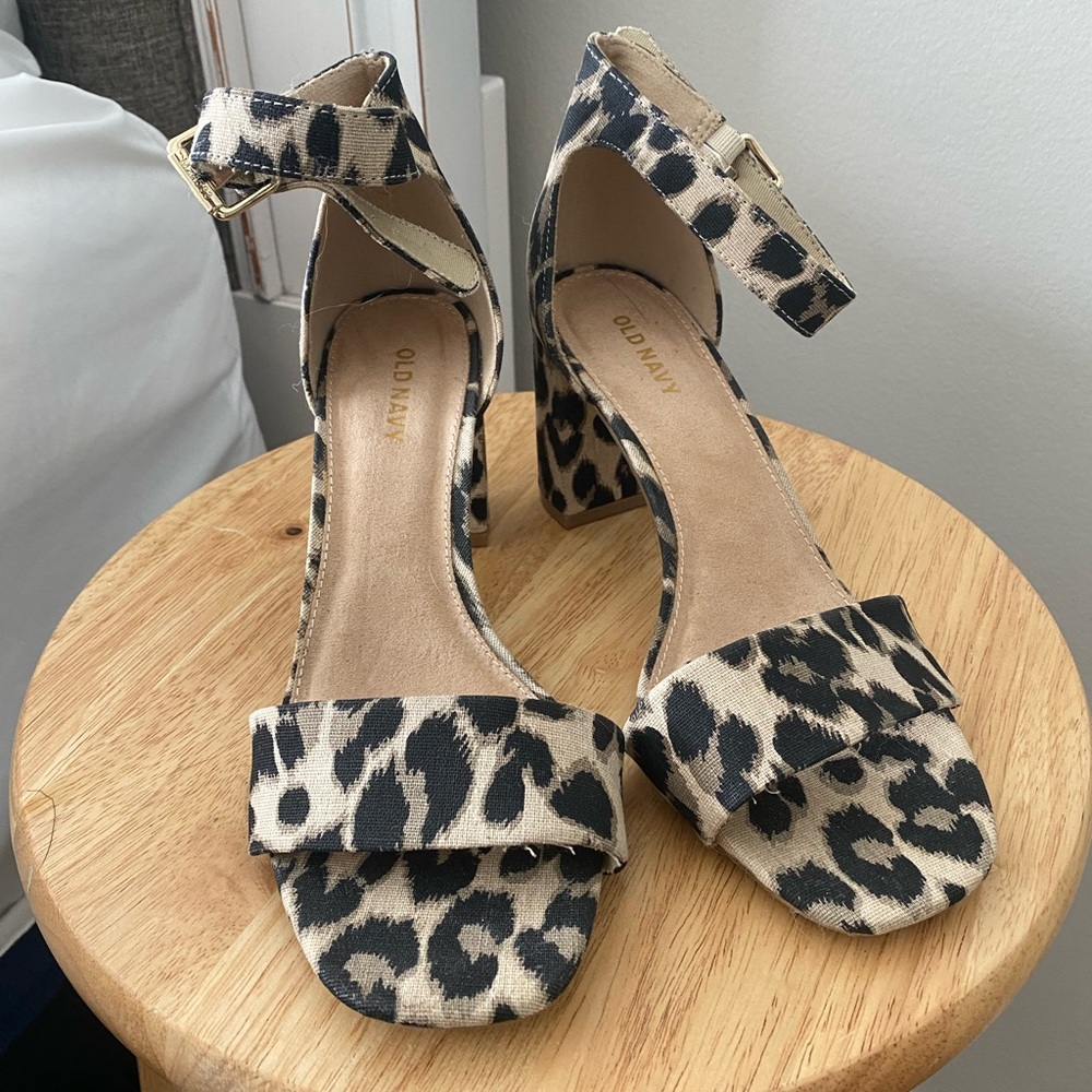 Cheetah print heels